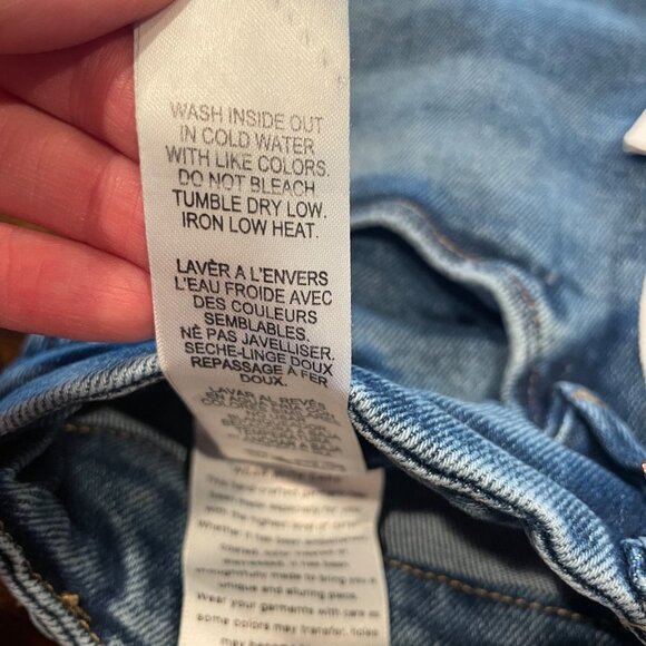 NWT Good American 8/29 Good Curve Skinny Crop Jeans High Rise Distressed - Picture 13 of 16